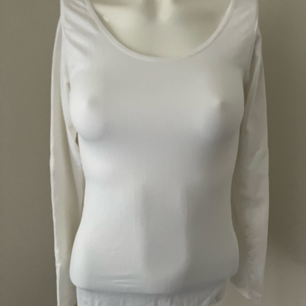 Classic White Long Sleeve Women's Tee